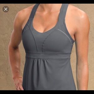 NWT Athleta Horizon Tank ASPH Grey XXS